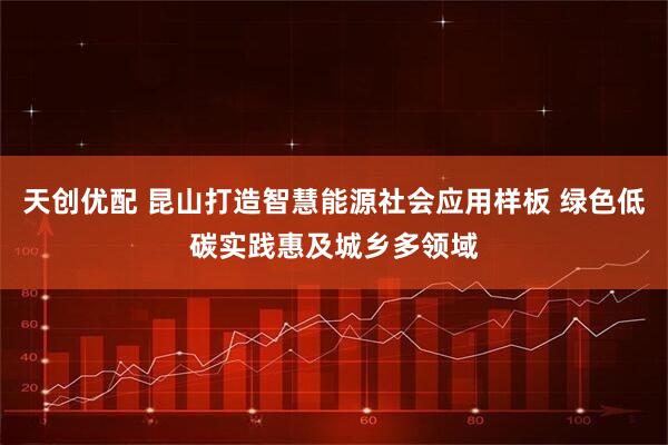 天创优配 昆山打造智慧能源社会应用样板 绿色低碳实践惠及城乡多领域